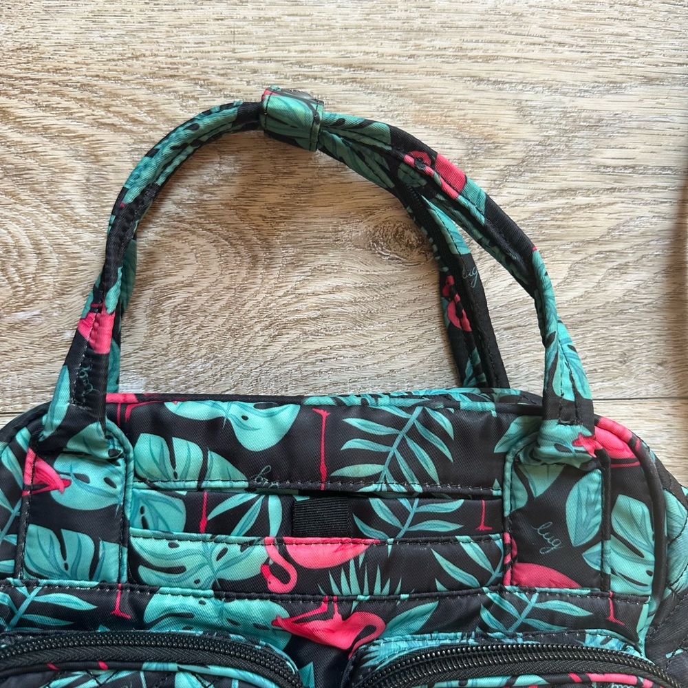 Lug Mini Puddle Jumper Bag Flamingo Print - Picture 5 of 12